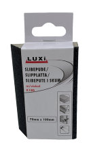 Slibepude m/vinkel korn 180, 70x100 mm - Luxi